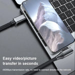 120W Right-Angle USB-C Fast Charging Cable