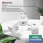 Compact PD + USB Fast Wall Charger