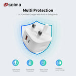 Compact PD + USB Fast Wall Charger