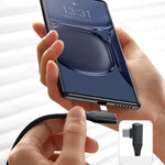 120W Right-Angle USB-C Fast Charging Cable