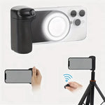 MagSafe Selfie Grip with Bluetooth Remote & Fill Light