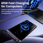 65W USB-C Charging Cable with Phone Holder