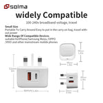 Compact PD + USB Fast Wall Charger
