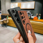 Samsung MagSafe Leather Phone Case