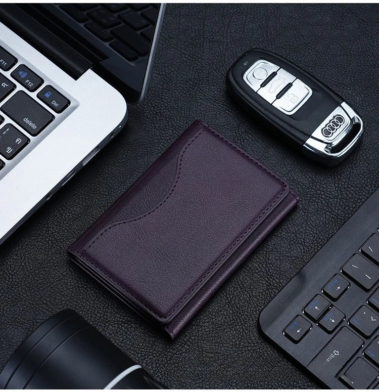 Premium MagSafe Leather Wallet — Fits iPhone 13/14/15