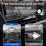 SEAMETAL Car Phone Holder Bracket Accessories Interior Air Outlet Vent Base Gadget