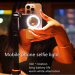 MagSafe Selfie Grip with Bluetooth Remote & Fill Light