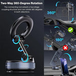 Foldable Magnetic Vacuum Phone Mount