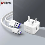Compact PD + USB Fast Wall Charger