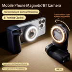 MagSafe Selfie Grip with Bluetooth Remote & Fill Light