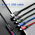 Baseus 4-in-1 universal braided charging cable