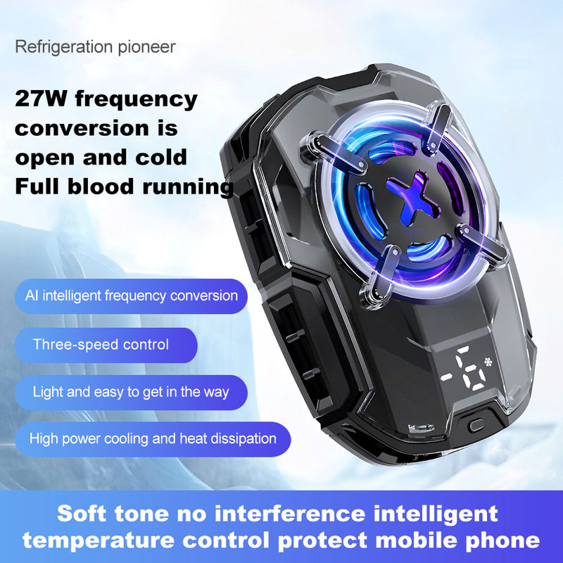 DL-16 27W Mobile Cooling Fan with Digital Display