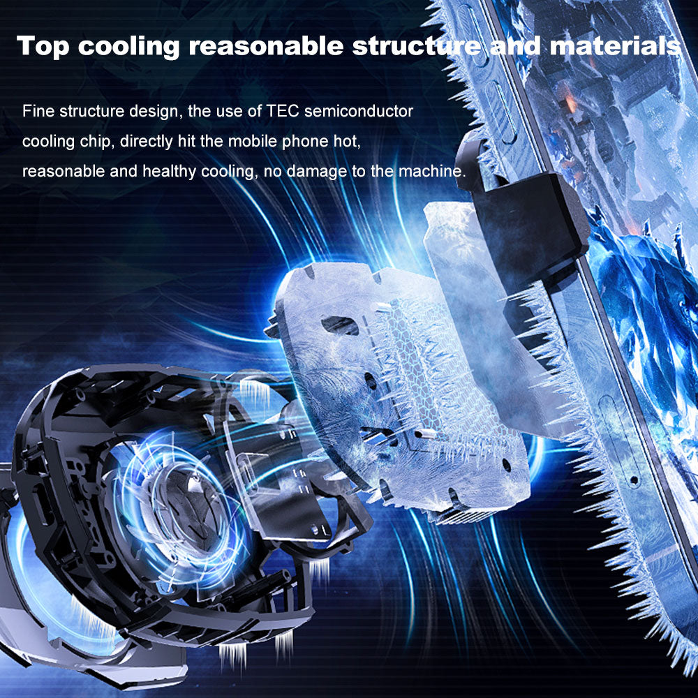 DL-16 27W mobile cooling fan display view