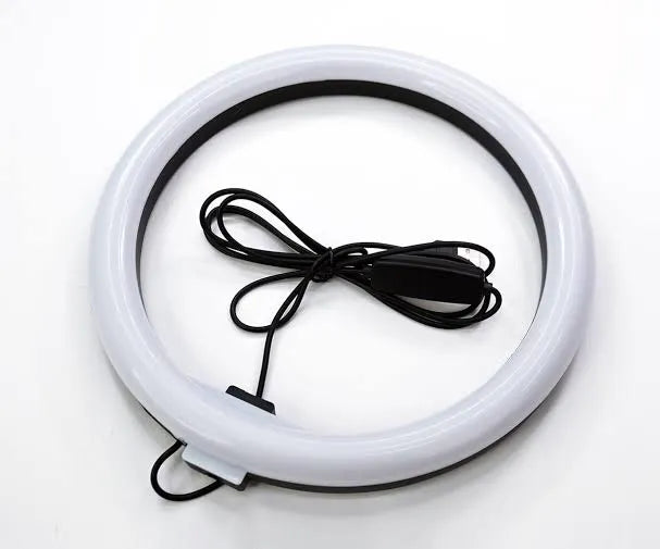 Clip-on ring light for phones