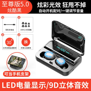 Bluetooth 5.0 Earbuds with Power Display Case