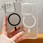 Frosted Magnetic Case for iPhone 16 Series