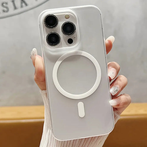 Frosted Magnetic Case for iPhone 16 Series