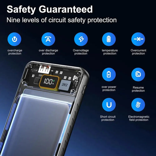10,000mAh 22.5W PD Power Bank with Emergency Light