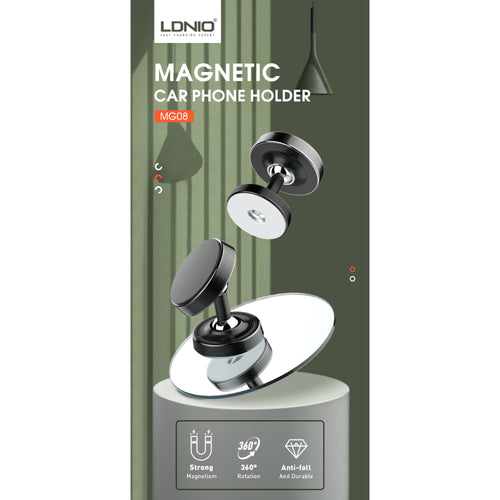 LDNIO MG08 Magnetic Car Phone Holder — 360° Rotation