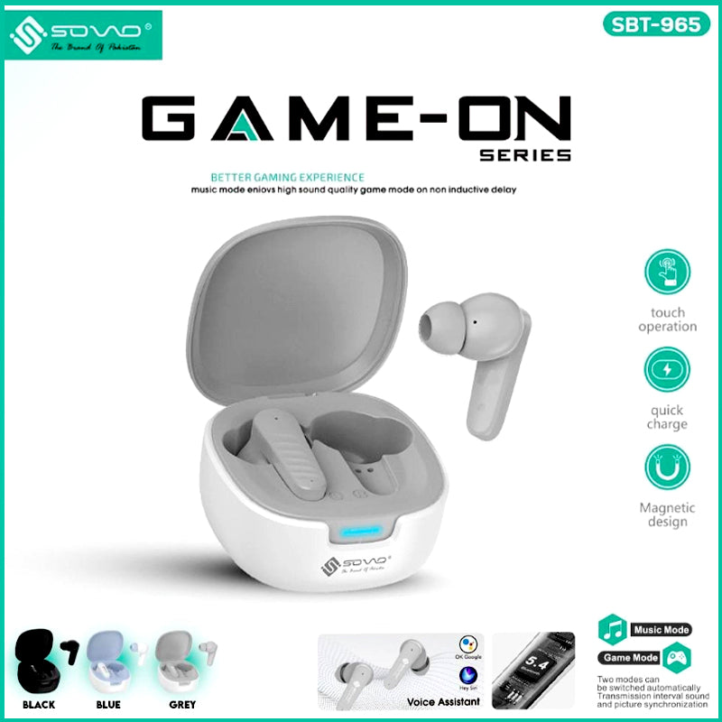 SOVO SBT-965 Bluetooth gaming wireless earbuds