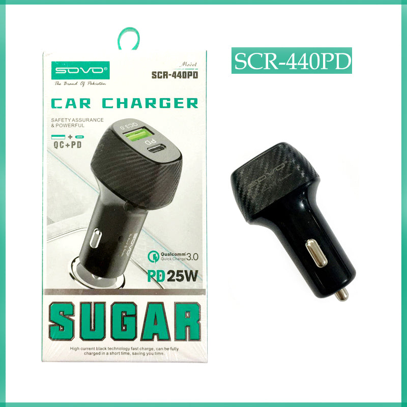 SOVO Sugar Series dual-port car charger