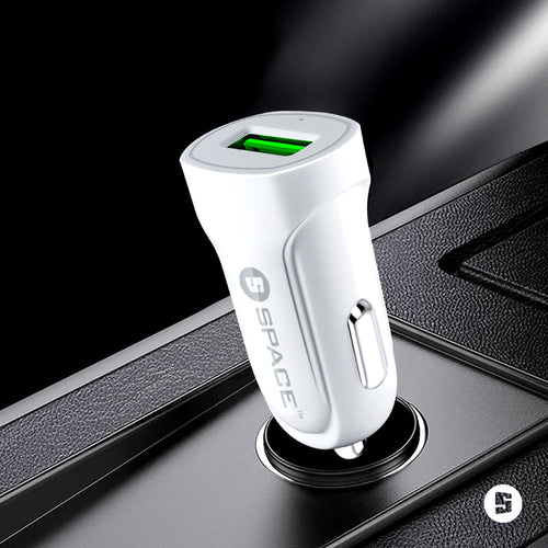 SPACE CC-150 2.4A Car Charger with Micro USB Cable
