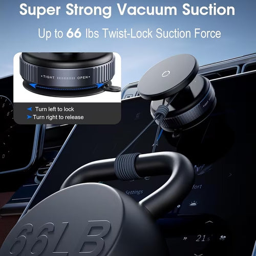 Upgraded 360° Vacuum Magnetic Car Mount