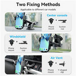 Vention One-Touch Car Phone Mount — Dashboard, Windshield & Air Vent