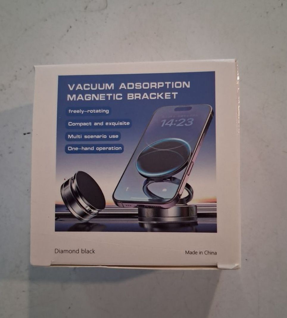 360 degree vacuum magnetic car phone mount
